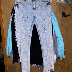 Ripped skinny jeans for sale!!!